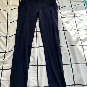 This is the Athleta girl “ stash your treasures tight” in a size 16 and navy